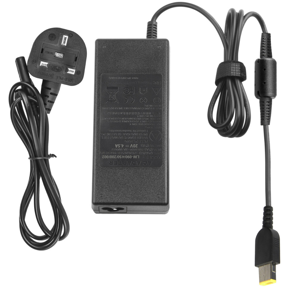 90W Laptop Charger For Lenovo Thinkpad T460 T470 T470s T431s T440 T440s T440p T450 T460s E560 L440 X270 X250 X240 G40 G50; Yoga 2 11 11S 13 2 Pro 13 6901489010822