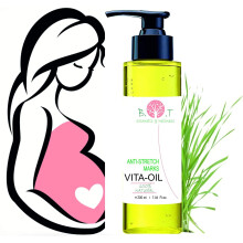 VITA-OIL Anti Stretch Mark Oil Pregnancy Oil Mam to-Be Care for Prevention and Repair 100% Natural Oils and Vitamins A & E - Fragrance Free Formula