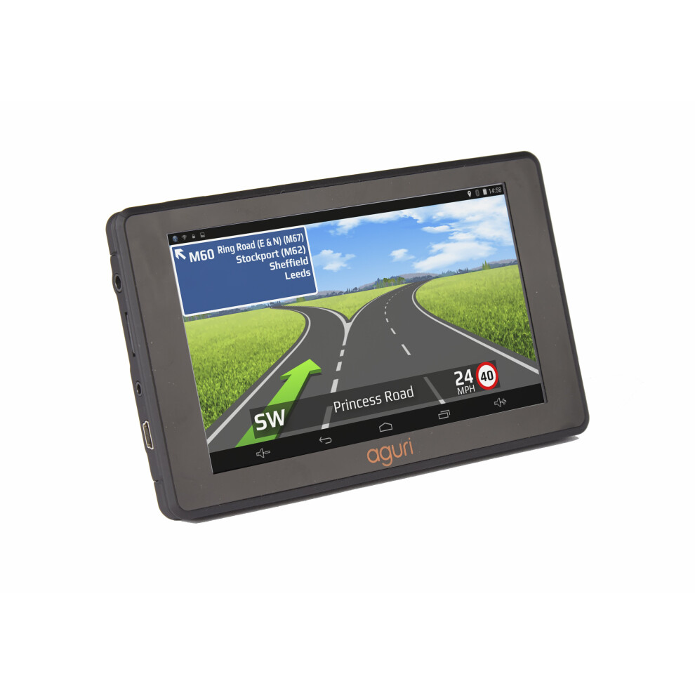 Aguri Truck TX520 Professional Truck Sat Nav with UK & Ireland mapping