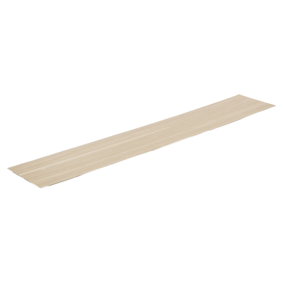 Urbn Living ( Oak, 4X Pack Of 7) Vinyl Floor Planks Wood Effect Flooring Tiles Self Adhesive Kitchen Floor Lino Light