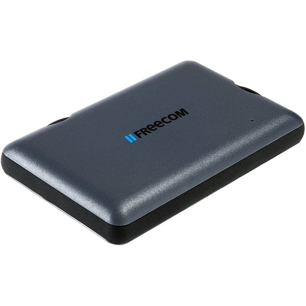 Freecom Tablet Mini SSD - 256 GB - Black - External SSD - USB 3.0 SSD - SSD External - for Windows & Mac OS X & Smartphone & Tablet - Portable Drive -