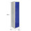 MonsterShop Metal Lockers 6 Doors Steel Flatpack Storage Lockable Gym School Blue – 45cm D 7