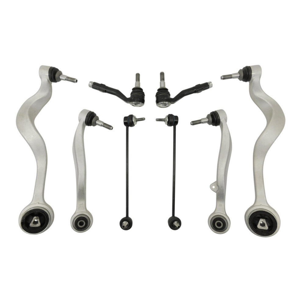 BMW 5-Series E60/E61 Drivers & Passenger Side Front Suspension Control Arm Wishbone Set X8