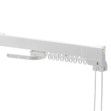 (150 Cm) Swish Supreme Corded Aluminium Curtain Track Set, White