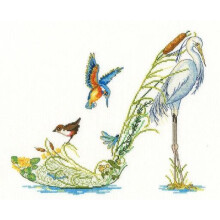 Bothy Threads Cross Stitch Kit - Along The Riverbank