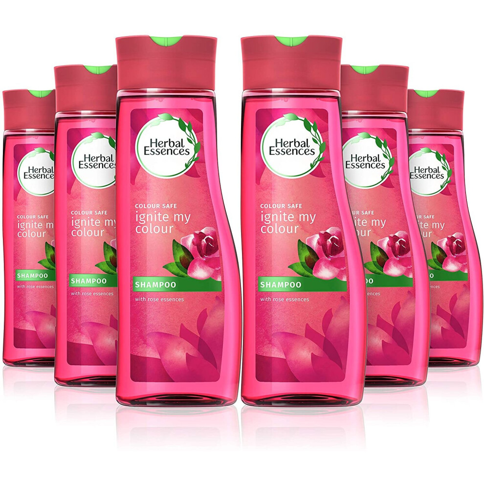 Herbal Essences Ignite My Colour Shampoo for Coloured Hair, 400 ml - Pack of 6