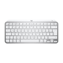 Logitech MX Keys Mini for Mac - Keyboard - backlit - Bluetooth - QWERTY - UK - pale grey - for Apple 10.2-inch iPad, 10.