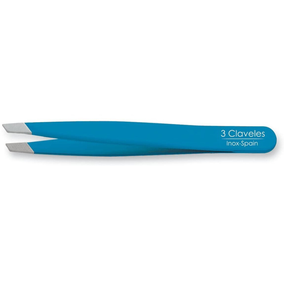 3 Claveles Silver 3Â Claveles 12277Â Tweezers Tweezers Slanted, Stainless Steel 9Â Cm
