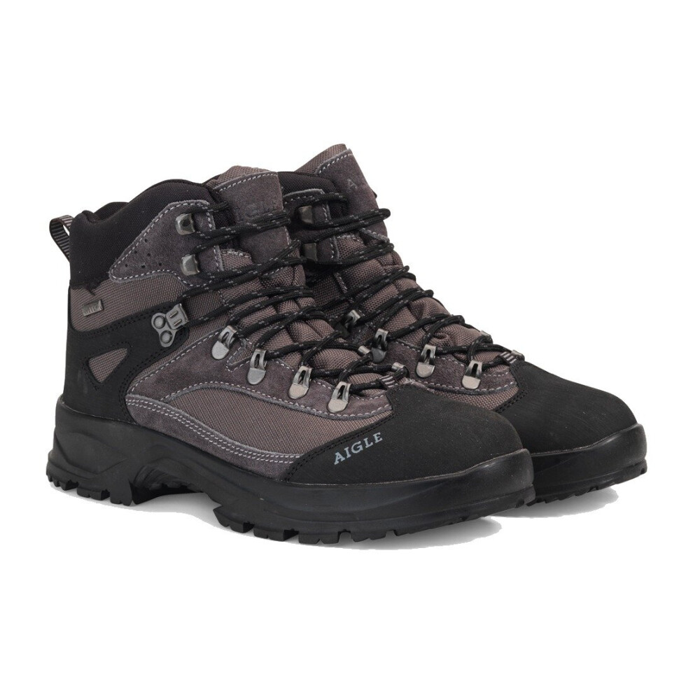 (9, Asphalt) AIGLE Huntshaw 2 MTD Walking Boots - Waterproof Breathable - Ankle Support