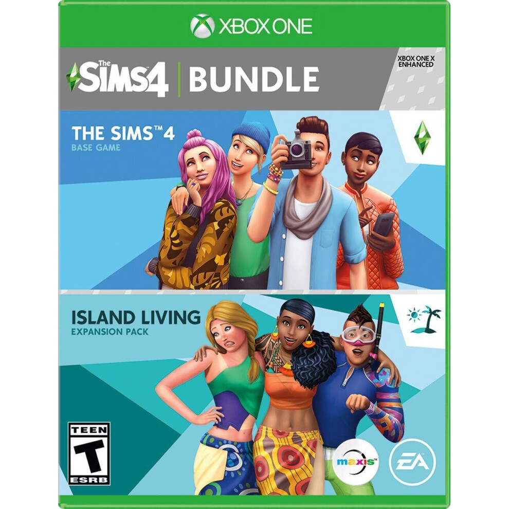 The Sims 4 Island Living Bundle Xbox One Game (#) 014633377811