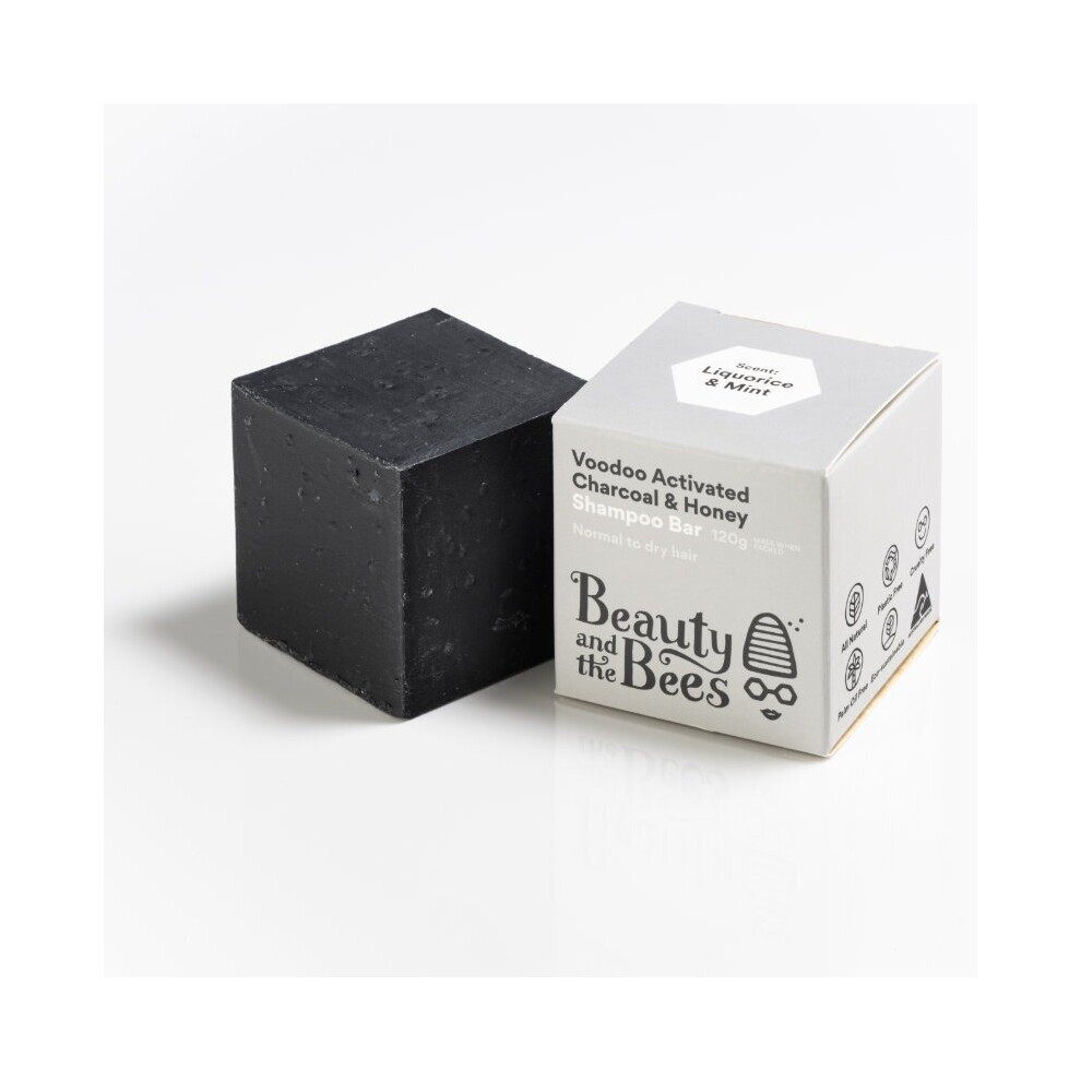 Beauty And The Bees Voodoo Bamboo Charcoal Shampoo Bar