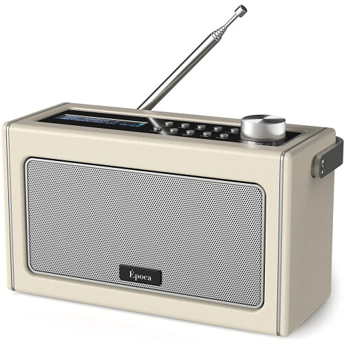 DAB/DAB+ & FM Radio Portable Bluetooth Speaker, Rechargeable Digital Radio with USB Charging for 15 Hours Playback DAB Radio with Bluetooth Stereo