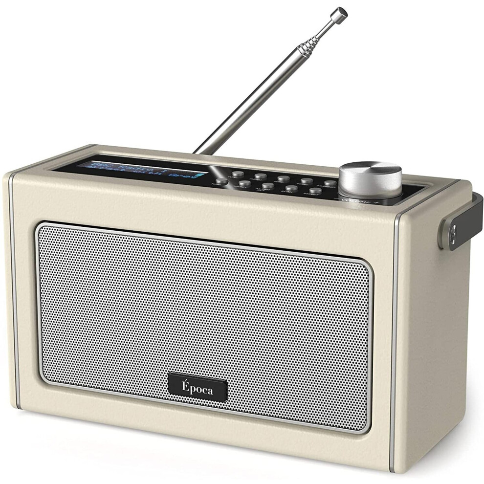 Dab/Dab+ & Fm Radio Portable Bluetooth Speaker, Rechargeable Digital Radio With Usb Charging For 15 Hours Playback Dab Radio With Bluetooth Stereo 5050171083505