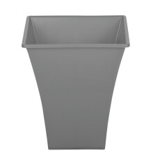 23cm Square Planter Plastic Lightweight Flower Pot Cement Grey Flower Garden Pot