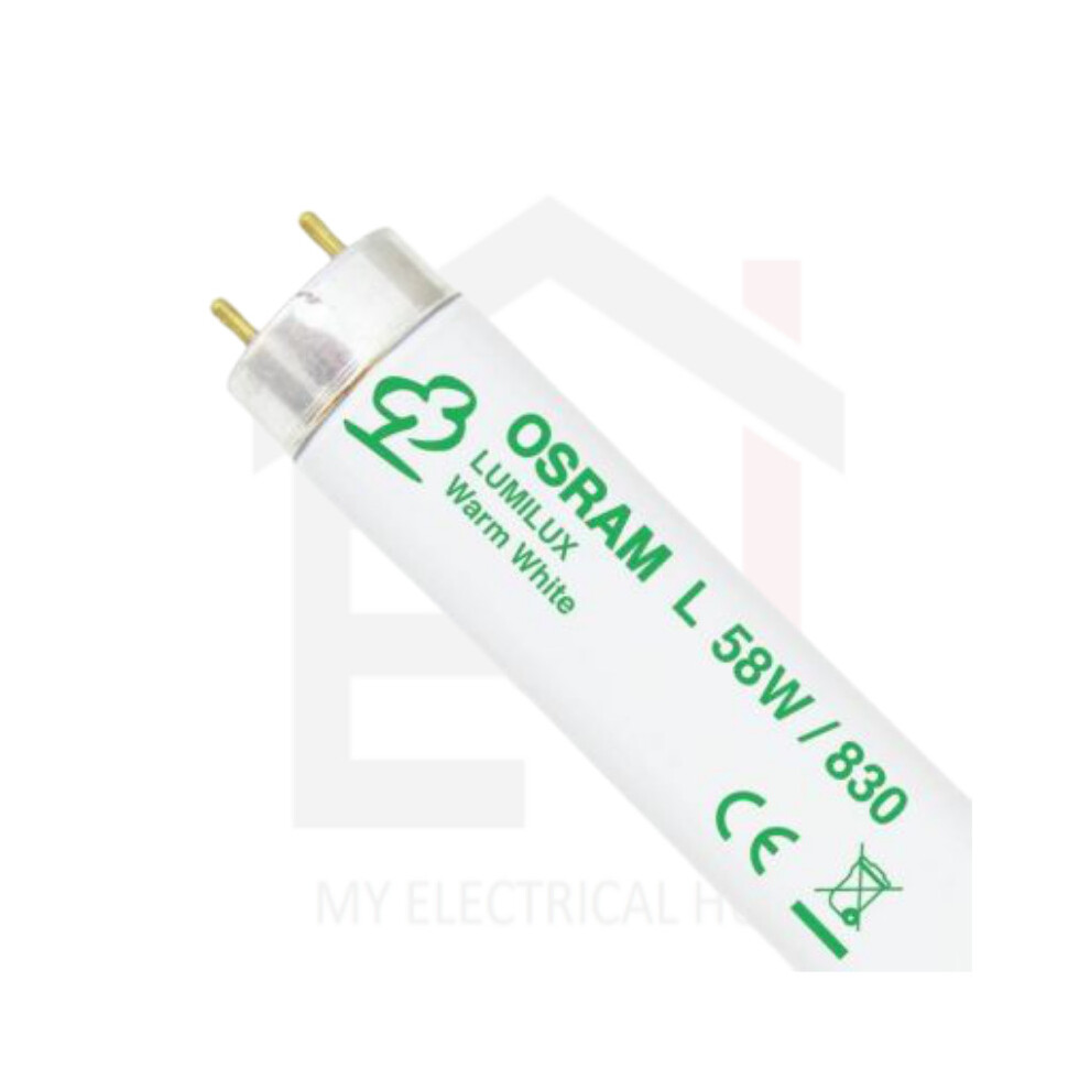 Osram T8 Fluorescent Tube 58W 5Ft 3000K - Warm White