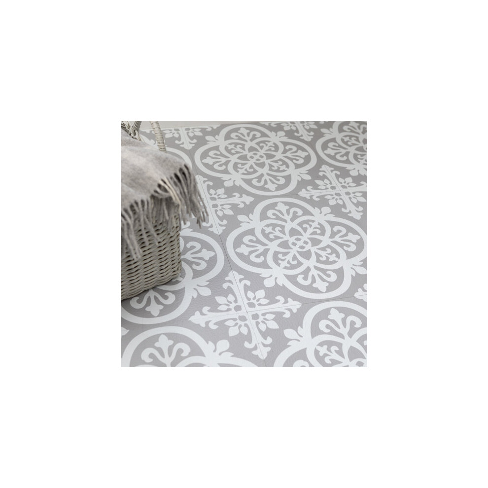 Medina Peel And Stick Vinyl Floor Tiles (30.48Cm X 30.48Cm) Pack Qty 10 Tiles (0.93Sqm) 5056525311638
