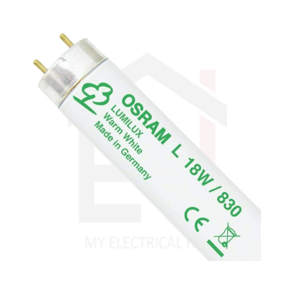 Osram T8 Fluorescent Tube 18W 2ft 3000K - Warm White