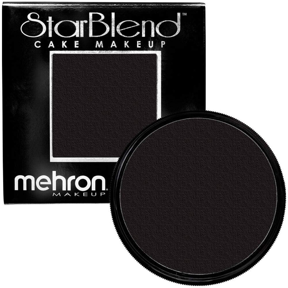 Mehron Starblend Cake Makeup - Black (2 oz) (US)