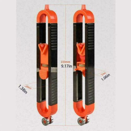 Professional Gauge Carpenter Tool Profile Scribing Ruler Contour Gauge with Lock 2