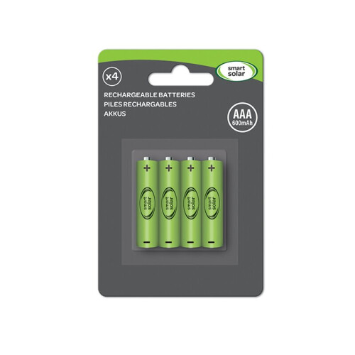 Smart Solar Rechargeable Batteries AAA x 4 1910120RC