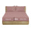 (Dusky Pink, Single) Extra Deep Fitted Sheet Bed Sheets- 12 Colours 1