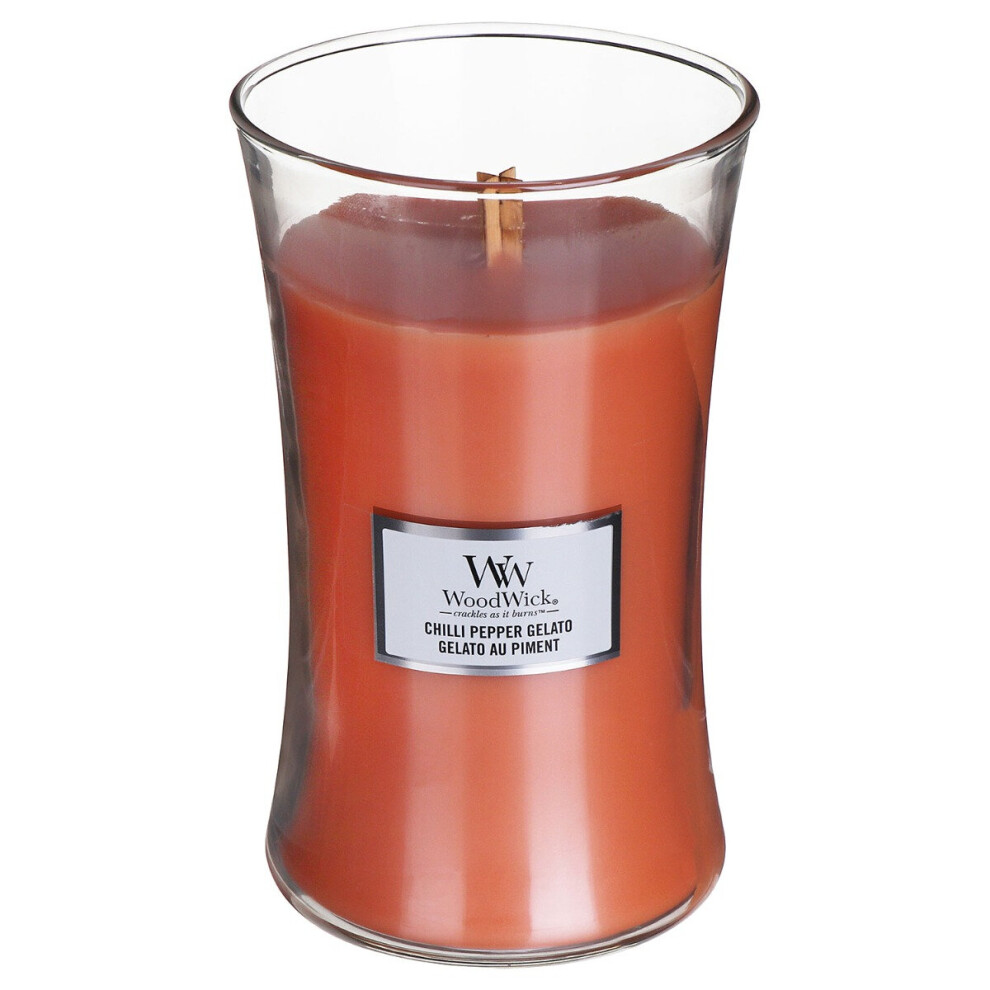 WoodWick - Chilli Pepper Gelato Large Hourglass Candle