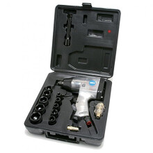 Hilka 85151617 1/2-inch Air Impact Wrench Set Set of 17 Pieces