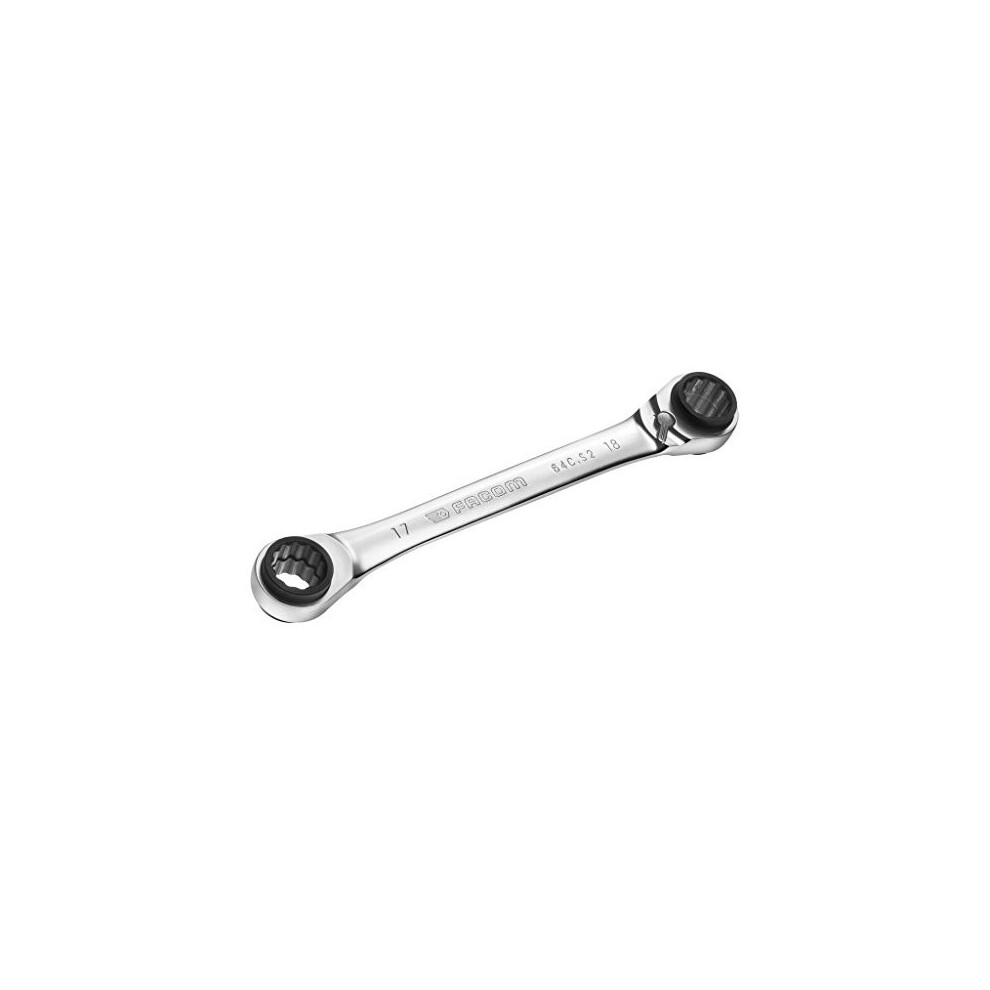 Facom 64C.S2 4-in-1 Ratchet Spanner Set - Sizes 16  17  18 and 19 mm