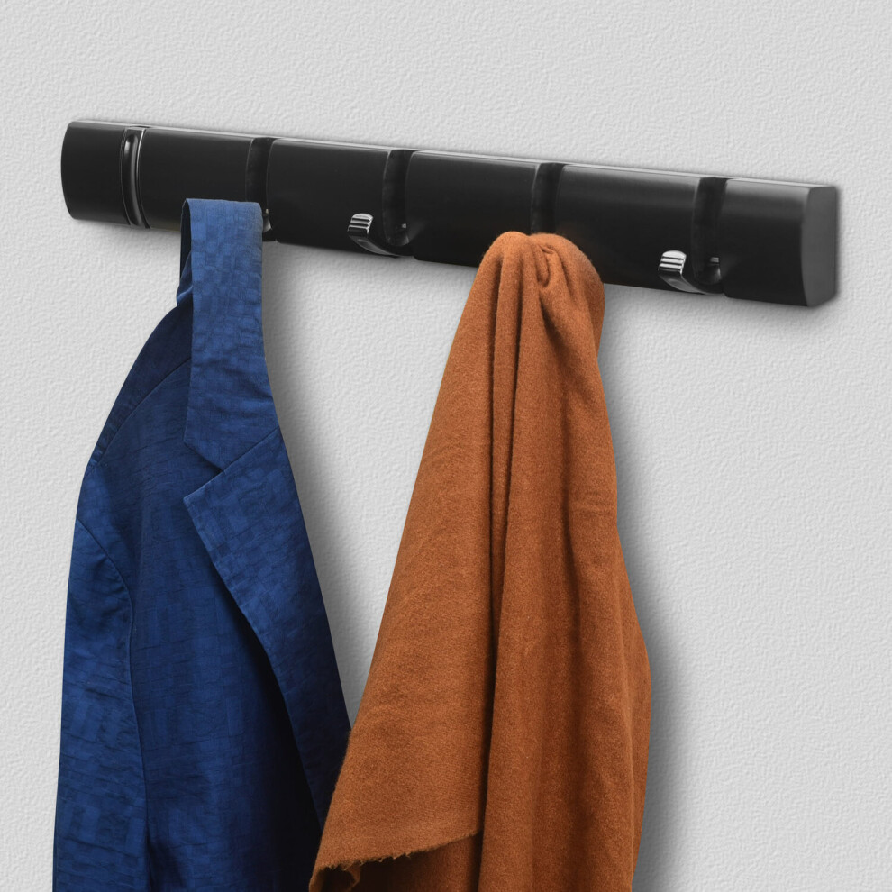 Black Nickel Door Hooks On Black Mountable Board
