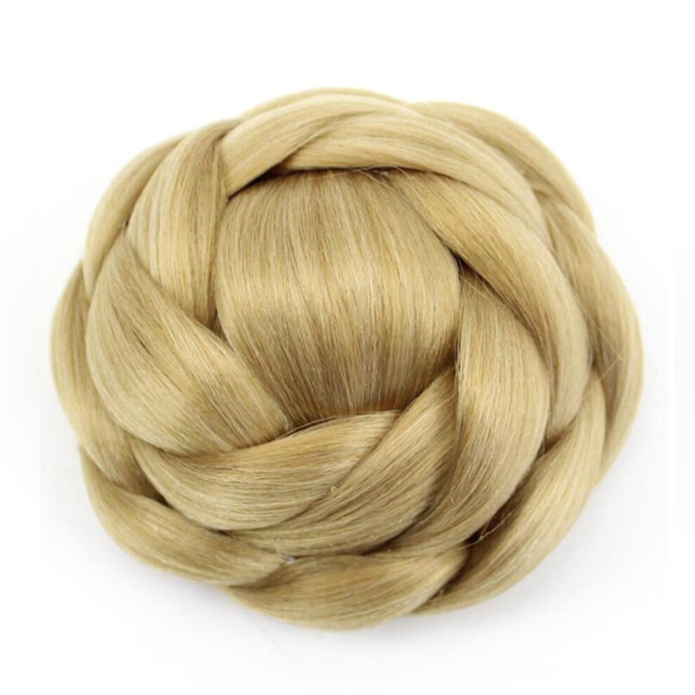 (1011goldclipinbun) Clip-in Hair Extension Bun