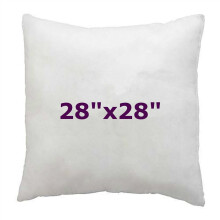 (28x28") Hollow fibre Cushion New White Pads Inner insert Stuffer Pillow Square Cushions for Sofa & Couch in 12",14",16",18",20",22",24",26",28",30"
