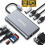 12 Ports Docking Station USB C Hub Triple-Display USB C Adapter 1