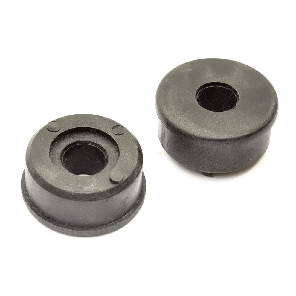 2X Plastic Reducer Bushes 35Mm To 12Mm / 1/2" Wheel Axle Bore Sack Truck Trolley 5056213591366