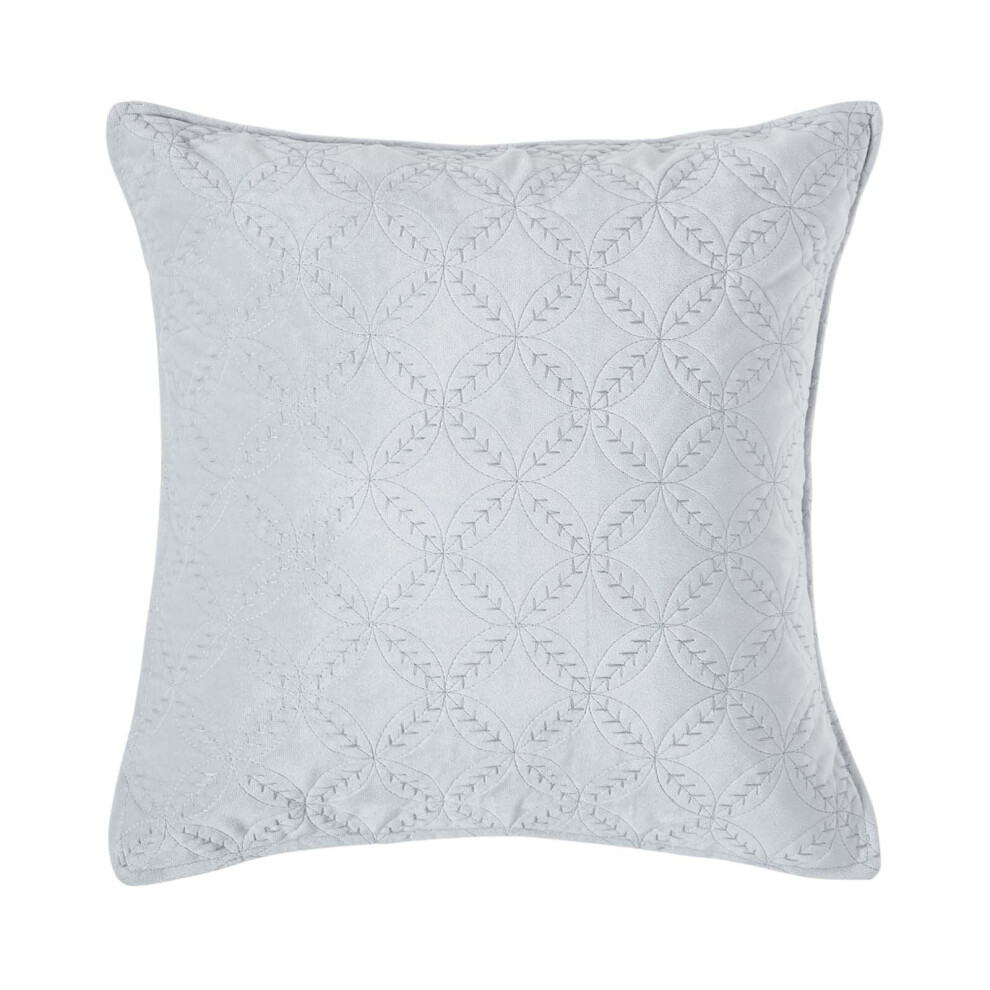 Luxury Quilted Velvet Cushion Cover Geometric Pattern