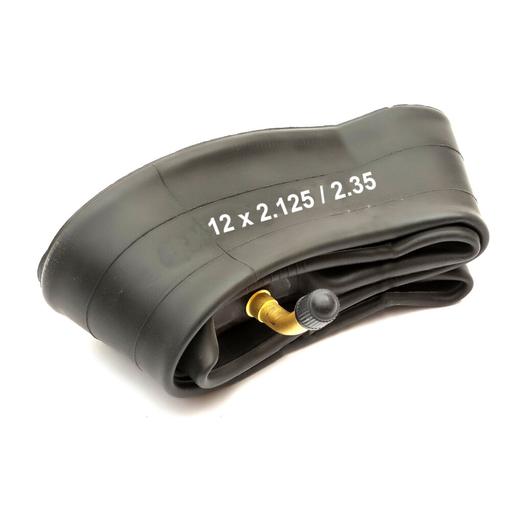 Inner Tube 12X2.125/2.35 Bent Valve Stroller Pushchair Pram Buggy 12 Inch Tyre Petrolscooter