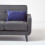 Homescapes (Navy Blue, 30 x 50 cm) Crushed Velvet Rectangular Cushion Cover 4