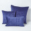 Homescapes (Navy Blue, 30 x 50 cm) Crushed Velvet Rectangular Cushion Cover 5