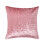 Homescapes (Blush Pink, 40 x 40 cm) Crushed Velvet Rectangular Cushion Cover 1