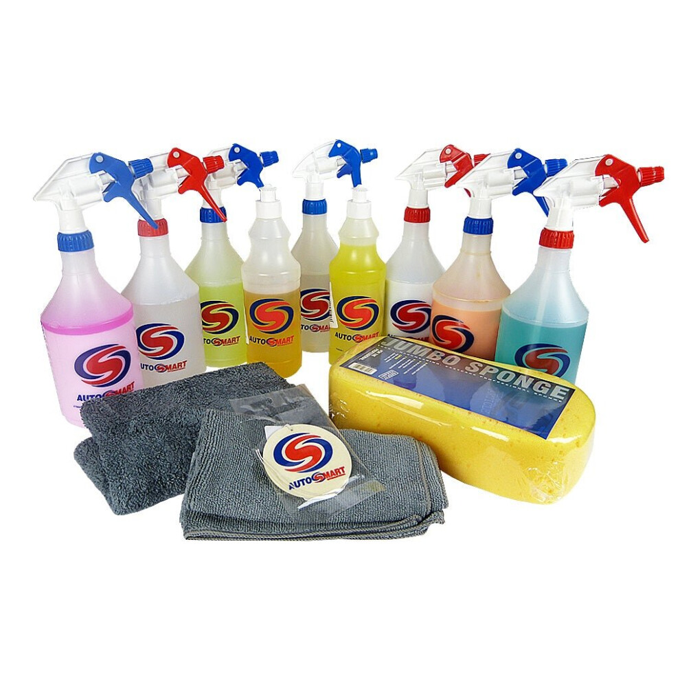 Autosmart Full Valet Pack Car Cleaning Kit: Complete Professional-Grade Auto Care Set