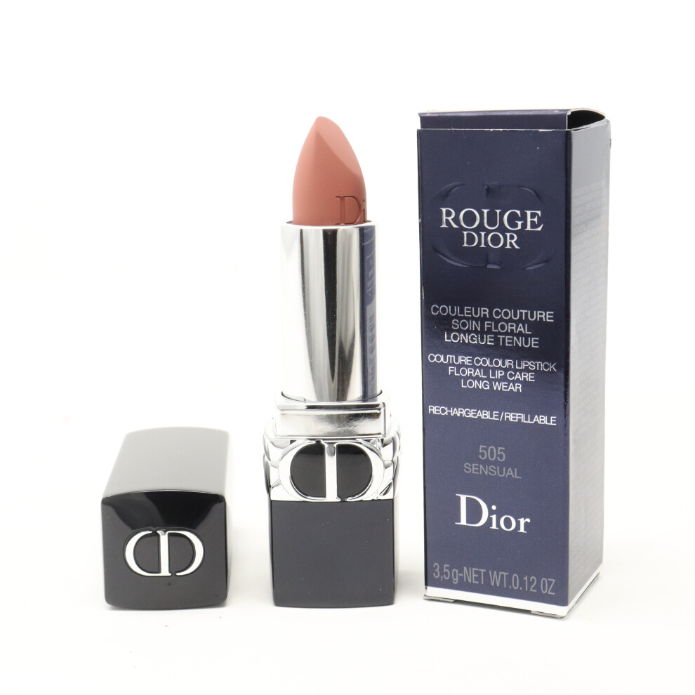 (505 Sensual (Matte)) Dior Rouge Dior Lipstick  0.12oz/3.5g New With Box