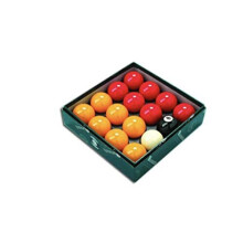 Aramith Premier Red-Yellow 2" Pool Balls with 1 7/8" White