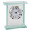 WIDDOP and Co. Wm.Widdop Glass Silver Bezel Mantel Clock 2