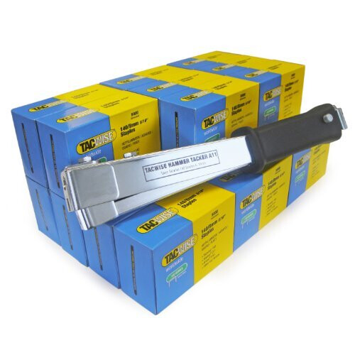 Tacwise A11 Hammer Tacker & 140/10mm Staples Bundle