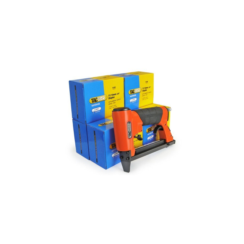 Tacwise 71 Staple. Upholstery Tacker. Re-Upholstery. 71/10Mm (6 Boxes) + Professional Staple Gun 5051439003068