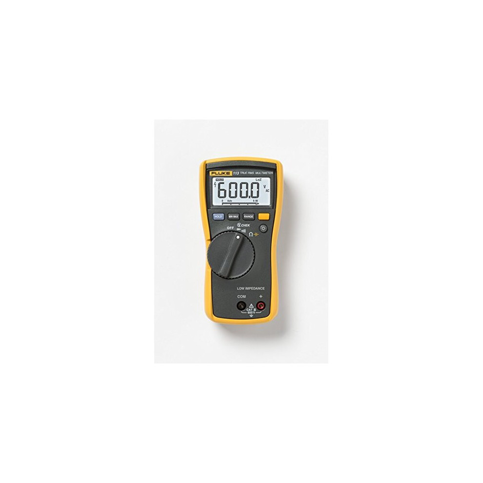 Fluke 113 Digital Multimeter Lcd 6000 Counts Cat Iii 600 V