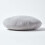 Homescapes (Light grey) Velvet Cushion, 40 cm Round 2