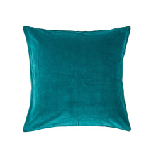 (Emerald Green, 40 x 40 cm) Velvet Cushion Cover