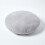 Homescapes (Light grey) Velvet Cushion, 40 cm Round 3