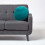 Homescapes (Emerald green) Velvet Cushion, 40 cm Round 4
