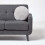 Homescapes (Light grey) Velvet Cushion, 40 cm Round 4